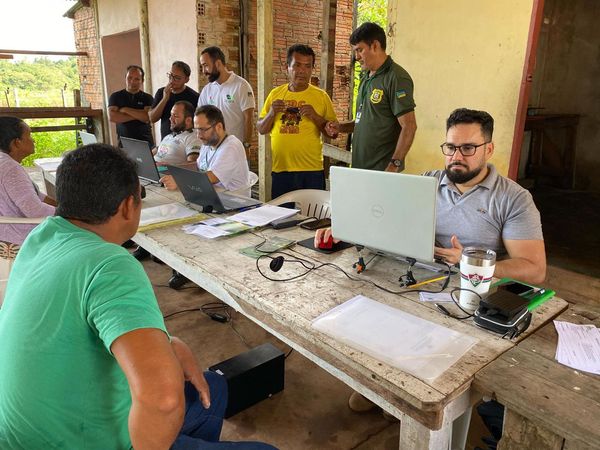 Prefeitura de Tartarugalzinho realizou hoje o cadastro rural ambiental para os assentados do Distrito do Itaubal