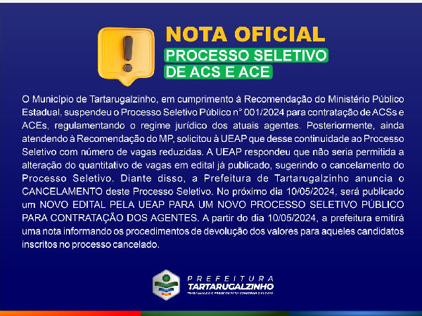 NOTA OFICIAL